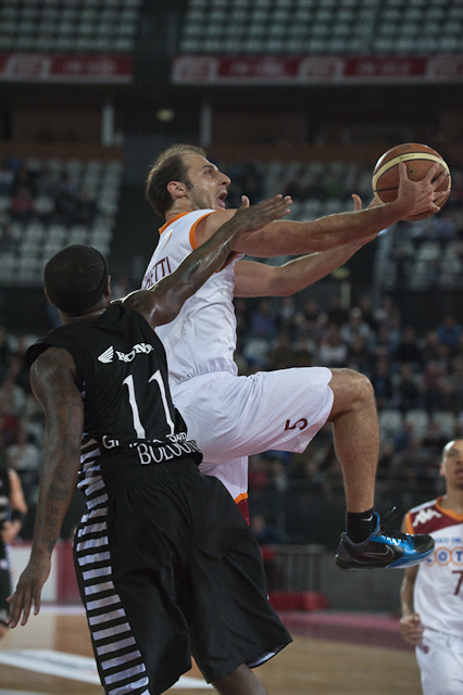 Jacopo Giachetti contro la Virtus Bologna; foto Alessio Brandolini