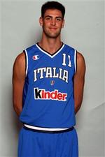 Matteo Canavesi con la maglia della Nazionale