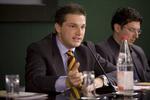 Morris Ceron durante il suo intervento